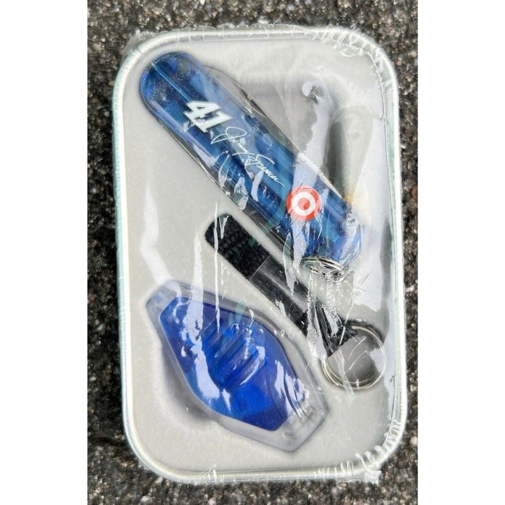 Victorinox Swiss Army Knife Blue Translucent Jimmy Spencer 41 Target Racing NIB
